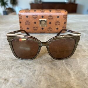MCM Gold Lurex Sunglasses